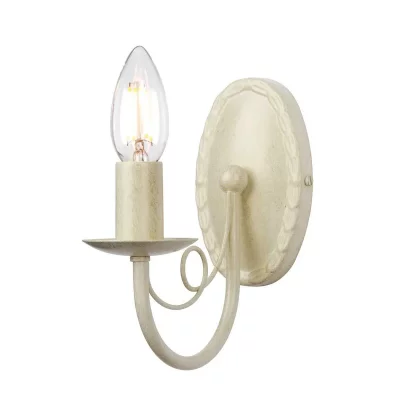 ELSTEAD LIGHTING Applique Minster, ivoire / or, 1 ampoule
