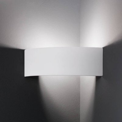 AUSTROLUX Applique murale ARCO blanc 1 ampoule Largeur 30 Cm