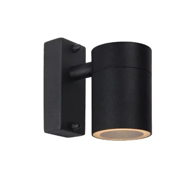 LUCIDE Applique murale cylindre Arne LED IP44 H11 cm - Noir