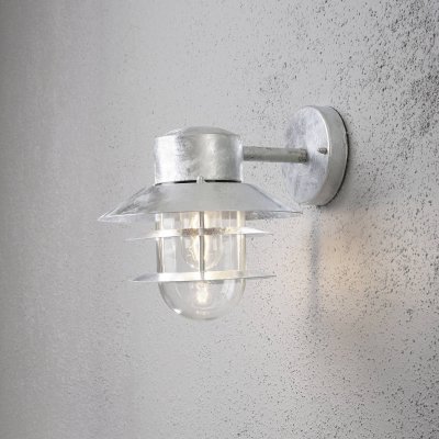KONSTSMIDE Applique murale d'ext&eacute;rieur Modena, suspendue E27 galvanis&eacute; 7310-320