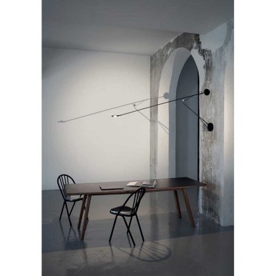 DCWEDITIONS Applique murale en acier noir Aaro - DCW &eacute;ditions