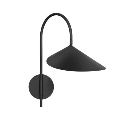 FERM LIVING Applique murale en fer noir 47x26x44cm Arum swivel - 