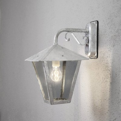 KONSTSMIDE Applique murale ext&eacute;rieure  Benu Down 100 W acier
