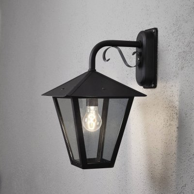 KONSTSMIDE Applique murale ext&eacute;rieure  Benu Down 100 W noir