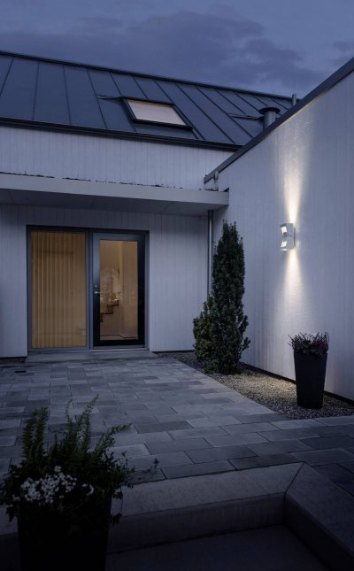 KONSTSMIDE Applique murale ext&eacute;rieure  Potenza 7955-250 GU10 12 W blanc