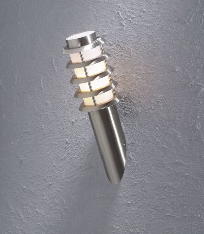 KONSTSMIDE Applique murale ext&eacute;rieure Trento 7560-000 E27 11 W acier inoxydable