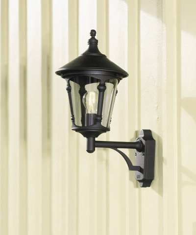 KONSTSMIDE Applique murale ext&eacute;rieure Virgo Up  571-750 E27 100 W noir