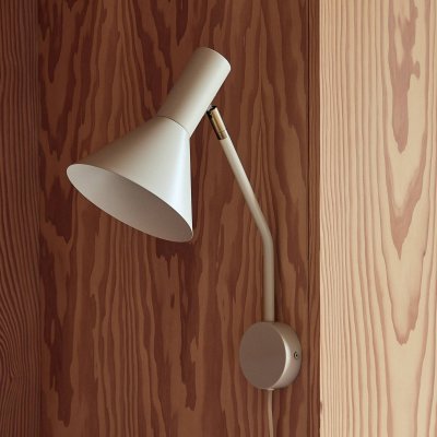 FRANDSEN Applique murale  Lyss, beige, fiche, hauteur 42 cm, E27