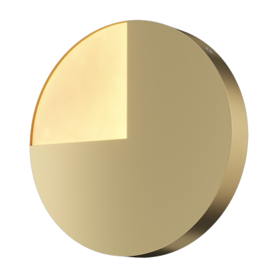 MAYTONI Applique murale Led 8W moderne et &eacute;l&eacute;gante circulaire dor&eacute;e &oslash; 25 cm
