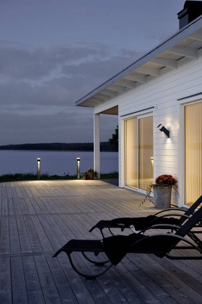 KONSTSMIDE Applique murale LED ext&eacute;rieure 7944-370 Massa LED int&eacute;gr&eacute;e anthracite