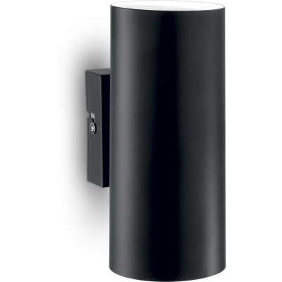 IDEAL LUX Applique murale Noire HOT 2 ampoules