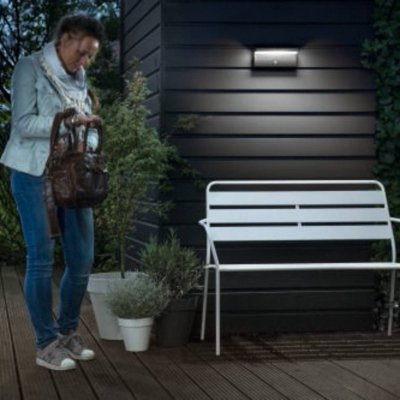 PHILIPS Applique murale  myGarden Bustan IR 4 000 K LED Anthracite