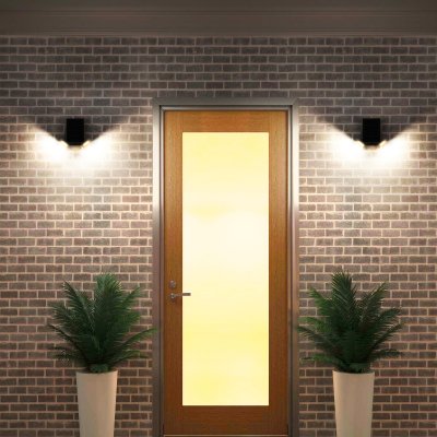 LUMISKY Applique murale solaire sensor plastique noir 800lm