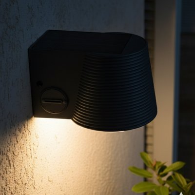 LUMISKY Applique murale solaire SOLINE gris sensor H11cm