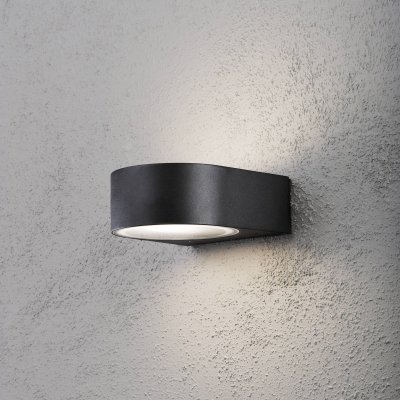 KONSTSMIDE Applique murale Teramo Noir mat  Noir