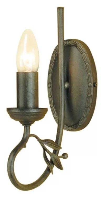 ELSTEAD LIGHTING Applique Olivia, noir / or, 1 ampoule