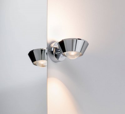 PAULMANN Applique salle de bain LED SABIK chrome 13W Gris 