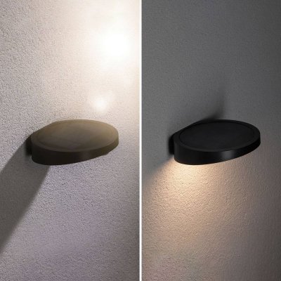 PAULMANN Applique solaire Ryse IP44 3000K d&eacute;tect mouvement anthracite
