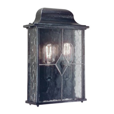 ELSTEAD Applique Wexford 34 cm, noir / argent