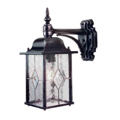 ELSTEAD Applique Wexford 37 cm, noir / argent