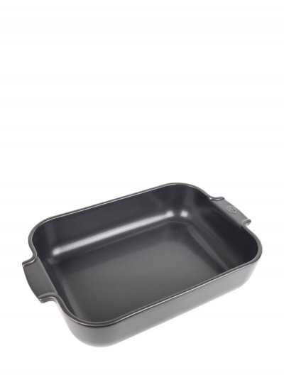 PEUGEOT Appolia Plat four c&eacute;ramique rectangle ardoise 36 cm - 14.25in