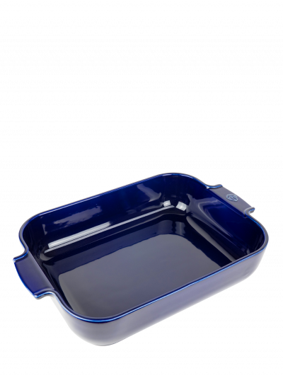 PEUGEOT Appolia Plat four c&eacute;ramique rectangle bleu profond 40 cm - 16'