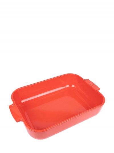 PEUGEOT Appolia Plat four c&eacute;ramique rectangle rouge 36 cm - 14.25in