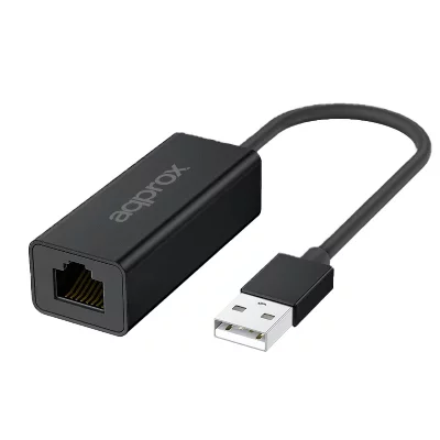 APPROX  Appc56 3.0 Usb A Rj45 Adapter Argent&eacute;