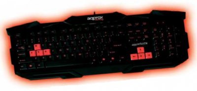 APPROX  Appwrath Gaming Keyboard Noir Spanish QWERTY