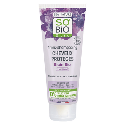 LEA NATURE SO BIO ETIC Apr&egrave;s-Shampoing Bio Cheveux Prot&eacute;g&eacute;s Ricin - SO'BIO &eacute;tic