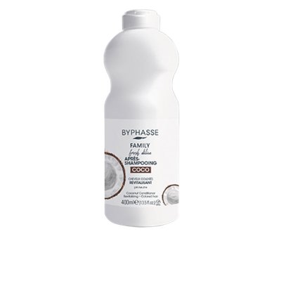 BYPHASSE Apr&egrave;s-shampooing Fresh d&eacute;lice Coco Cheveux color&eacute;s revitalisant 400ml
