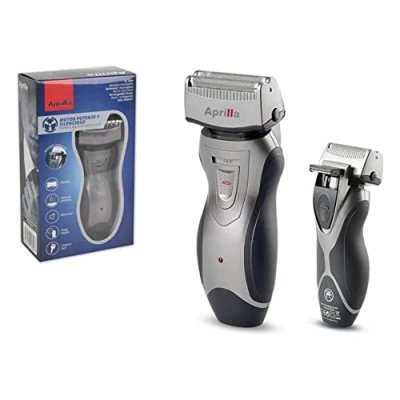 APRILLA  Rasoir &eacute;lectrique rechargeable Noir argent