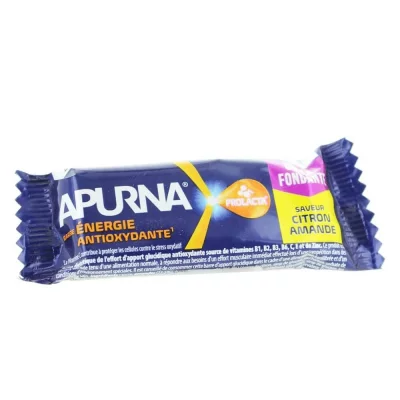 APURNA  Barre Energie Ultra Fondante Citron Amande 25g