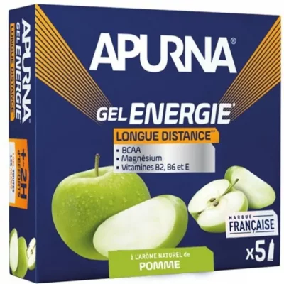 APURNA  Gel Energie Longue Distance Pomme Verte Tube 35g