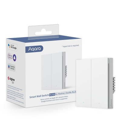 AQARA  Wireless Remote Switch H1 (Double), Palpeur