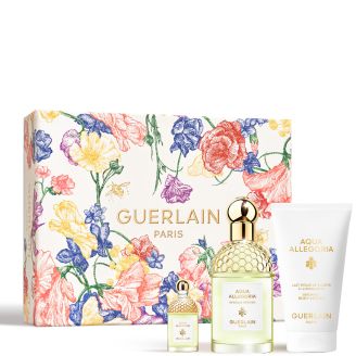 GUERLAIN Aqua Allegoria - Coffret Eau De Toilette, Lait Corps, Miniature Parfum