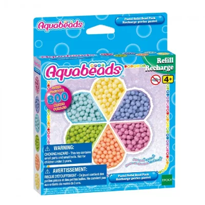 AQUABEADS &reg; Jeu de bricolage perles recharge pastel