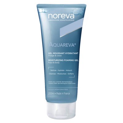 NOREVA Aquareva Gel Moussant Hydratant Visage et Corps 200ml