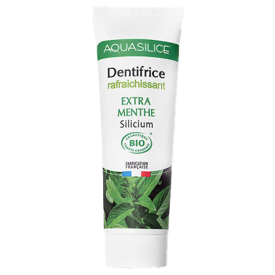 AQUASILICE  Dentifrice Rafraichissant Extra-Menthe Silicium Bio 75 Ml