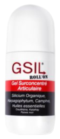 AQUASILICE  GeSIL Roll'on 40 ml - Gel Surconcentr&eacute; Articulaire