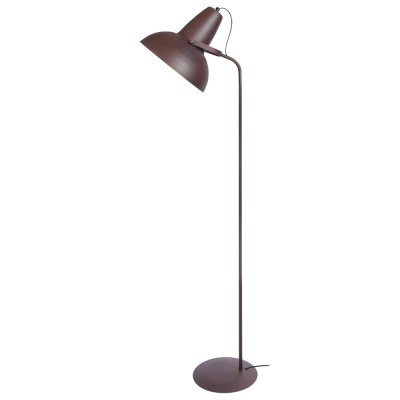 TOSEL AQUITAINE - lampadaire liseuse articul&eacute; m&eacute;tal marron