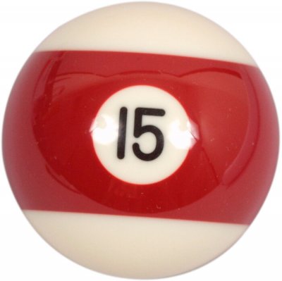 ARAMITH  - Boule de billard 57,2 mm, n&deg; 15 - Bruin