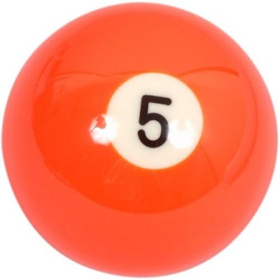 ARAMITH  - Boule de billard 57.2mm no. 5 - Oranje
