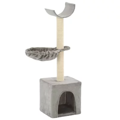 VIDAXL Arbre &Agrave; Chat Avec Griffoirs En Sisal 105 Cm Gris