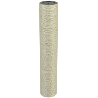 HELLOSHOP26 Arbre &agrave; chat griffoir grattoir niche jouet animaux peluch&eacute; 8 x 45 cm 8 mm beige 