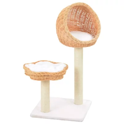 HELLOSHOP26 Arbre &agrave; chat  - 85 cm Naturel