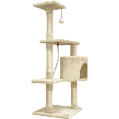 GENERIQUE Arbre &agrave; chat PALOMA - 40x40x114cm - Beige