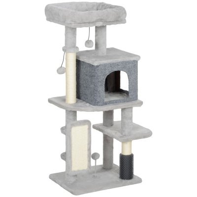 Arbre &agrave; chat Panneau de particules Gris clair