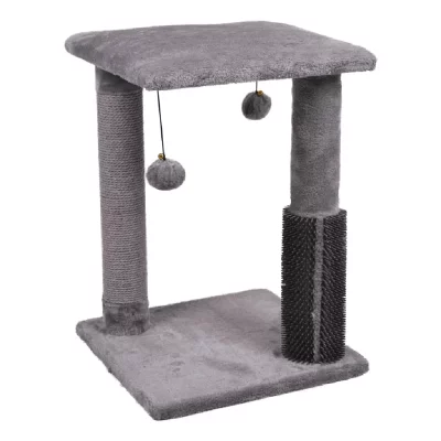 FLAMINGO Arbre &agrave; chat UNA, 35 x 35 x 48.5 cm Sno 3 gris , griffoirs pour chat.