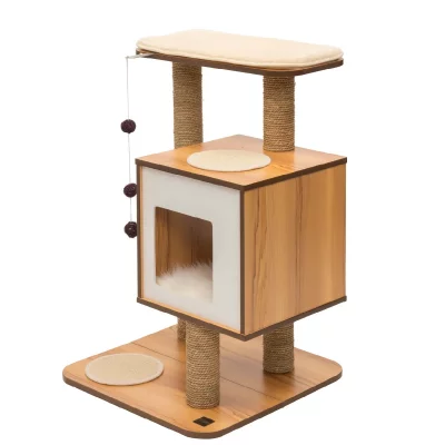GENERIQUE Arbre A Chat Vesper V Base Noyer H 81.5cm